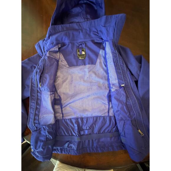 The North Face Women's Recco Hyvent Insulated‎ Hooded Ski Jacket Blue Small - Picture 5 of 12